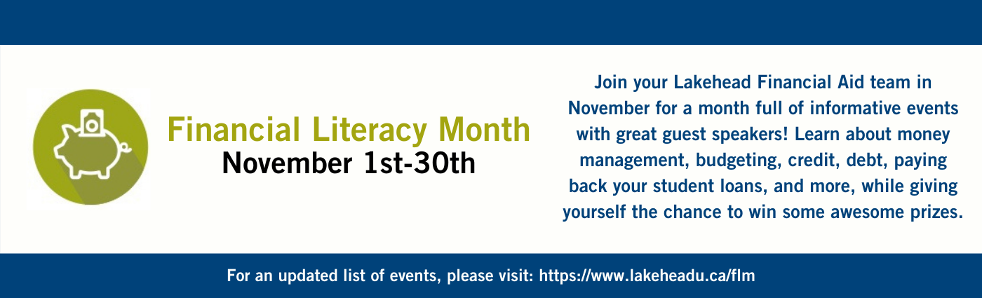 November Is Financial Literacy Month Lakehead University 5374